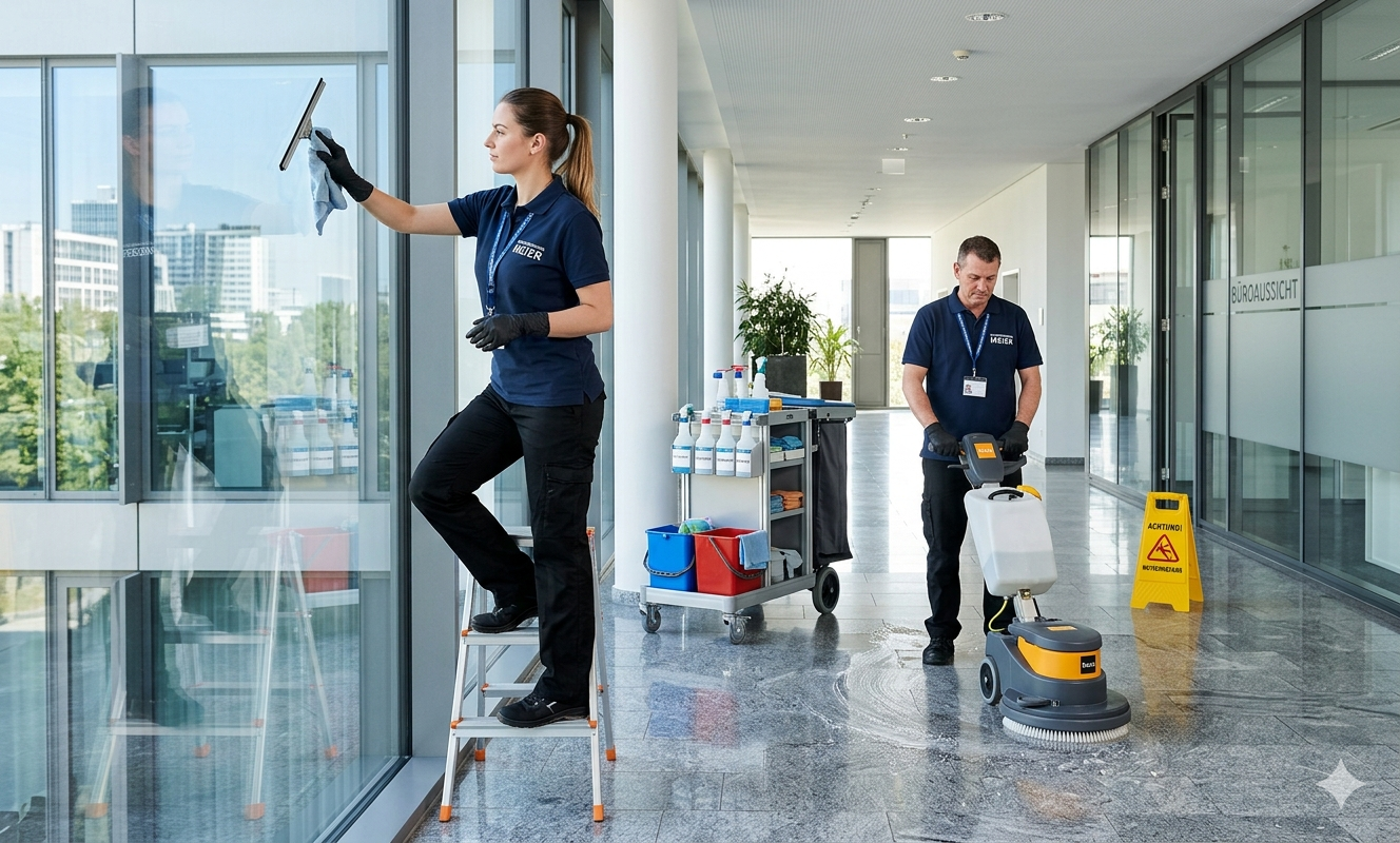 Gebäudereinigung Unterhaltsreinigung Glasreinigung und Baureinigung von SDL Service GmbH