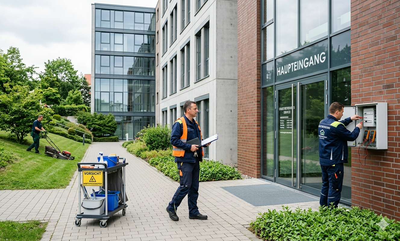 Objektbetreuung Hausmeisterservice Gartenpflege und Winterdienst von SDL Service GmbH